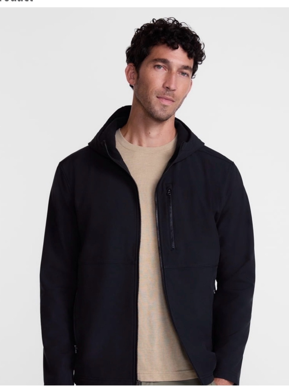 Ozark Trail Black Lightweight Hooded Jacket